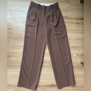 Wilfred Effortless pant from Aritzia, size 8, 31” inseam, brown